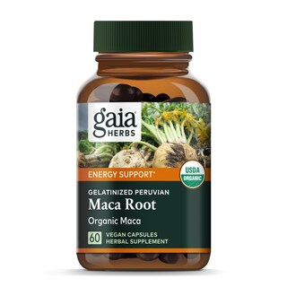 Foto 1 | Suplemento Gaia Herbs, Raíz De Maca, Energía Natural, 60 Cápsulas - Venta Internacional.
