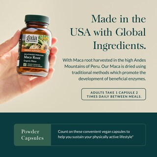 Foto 4 | Suplemento Gaia Herbs, Raíz De Maca, Energía Natural, 60 Cápsulas - Venta Internacional.