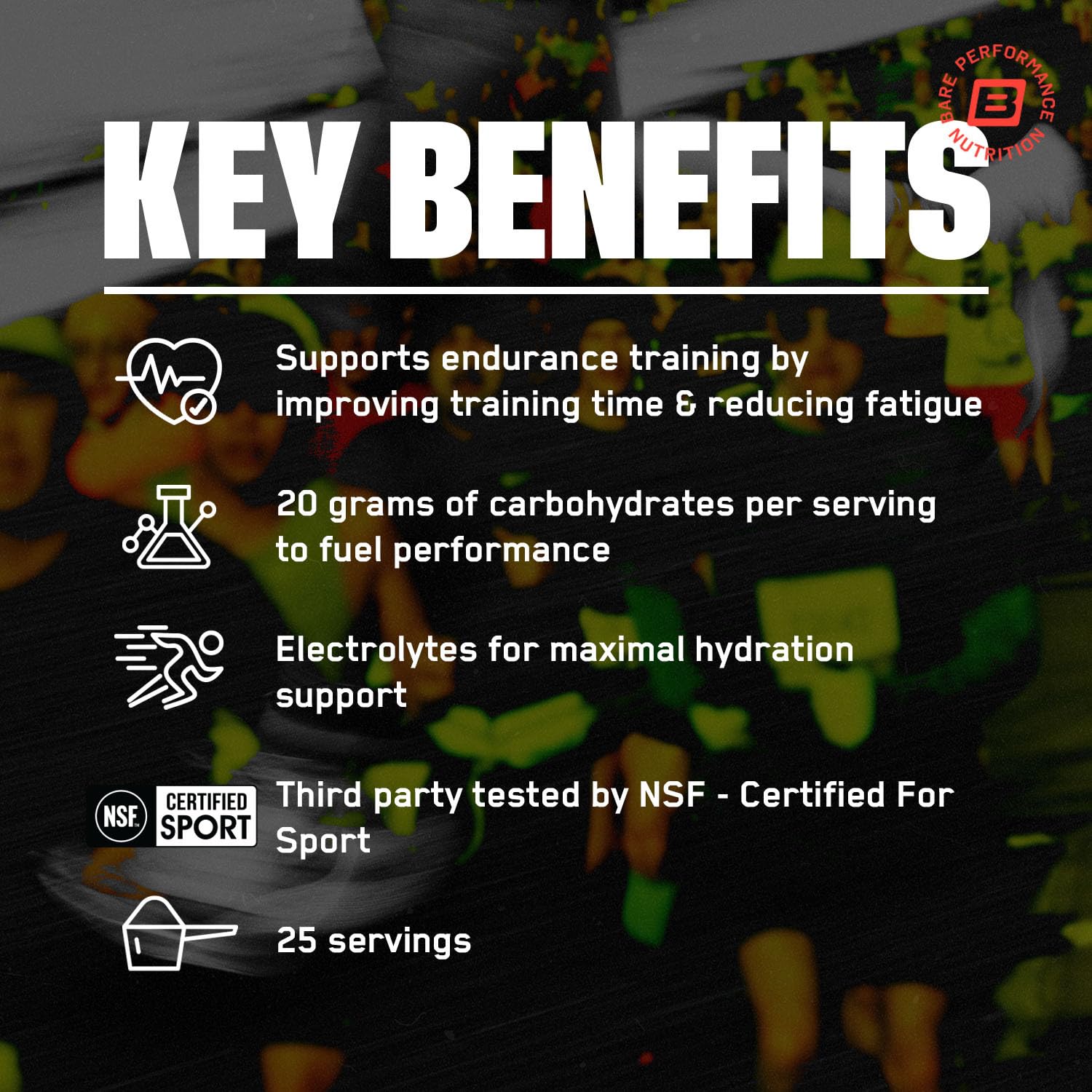 Foto 4 pulgar | Combustible Para Entrenamiento De Resistencia Bare Performance Nutrition G.1.m - Venta Internacional.