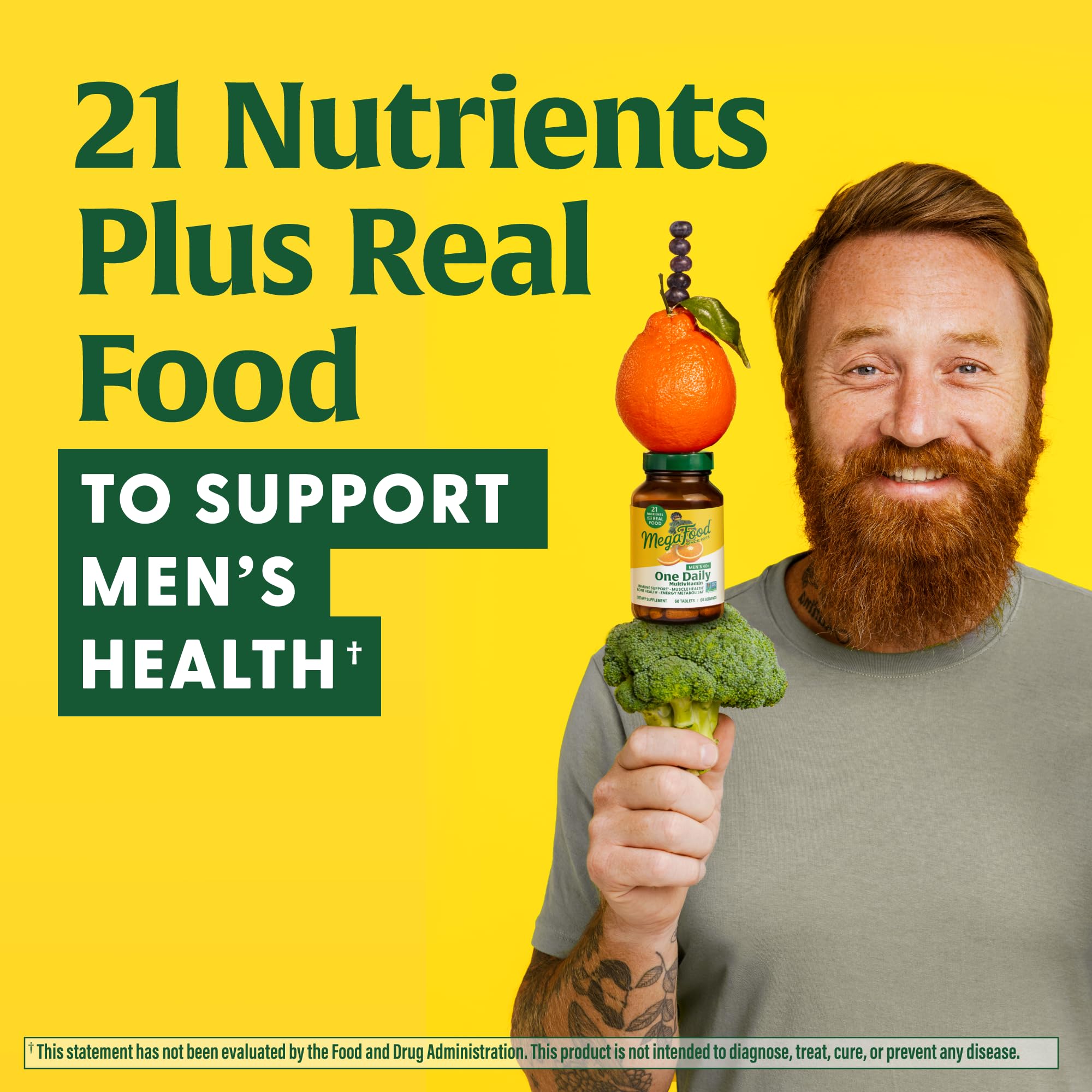 Foto 5 pulgar | Multivitamínico Megafood Para Hombres Mayores De 40 Años, Un Día, 60 Comprimidos - Venta Internacional.