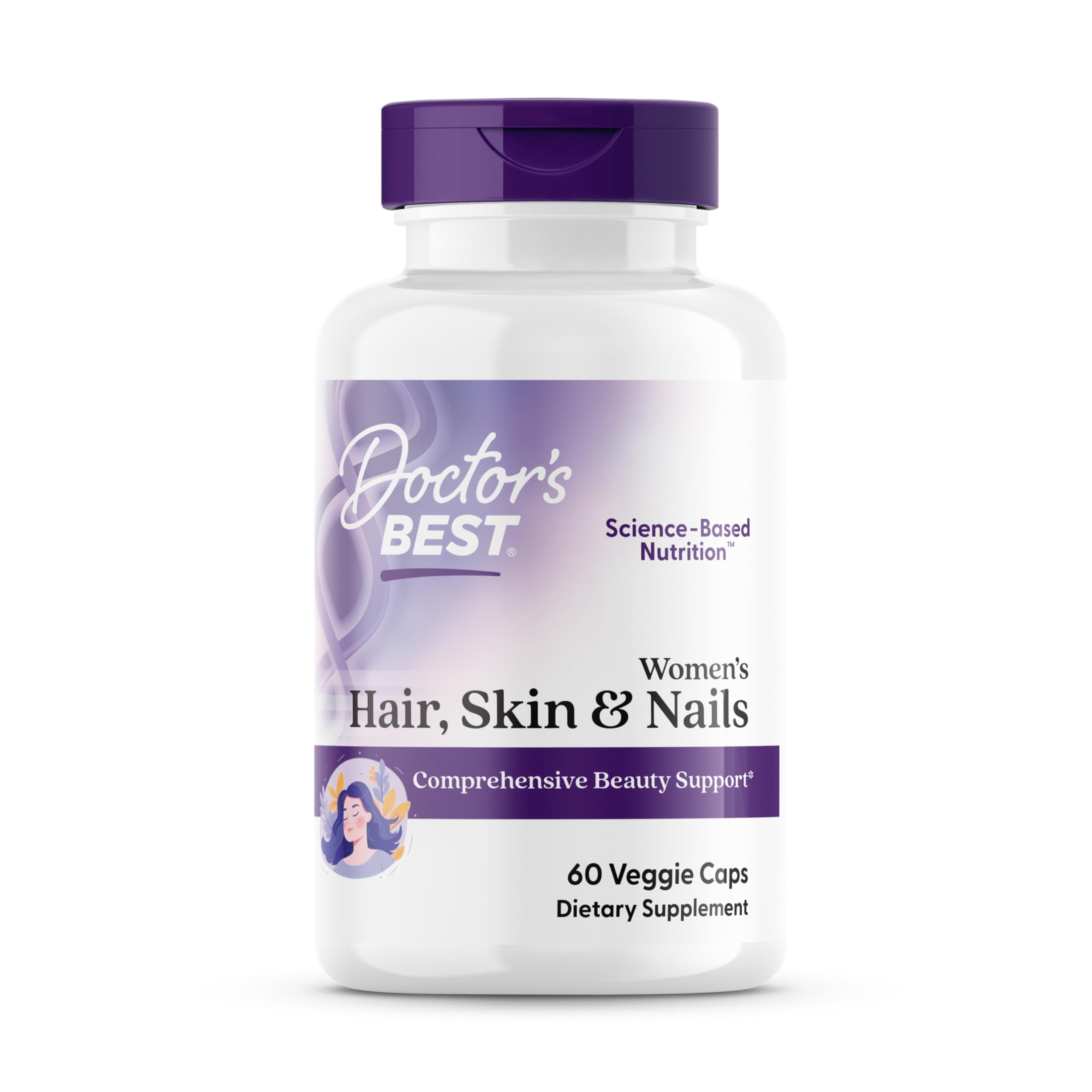 Foto 2 pulgar | Suplemento Doctor's Best Para Cabello, Piel Y Uñas Para Mujer, 60 Cápsulas - Venta Internacional.