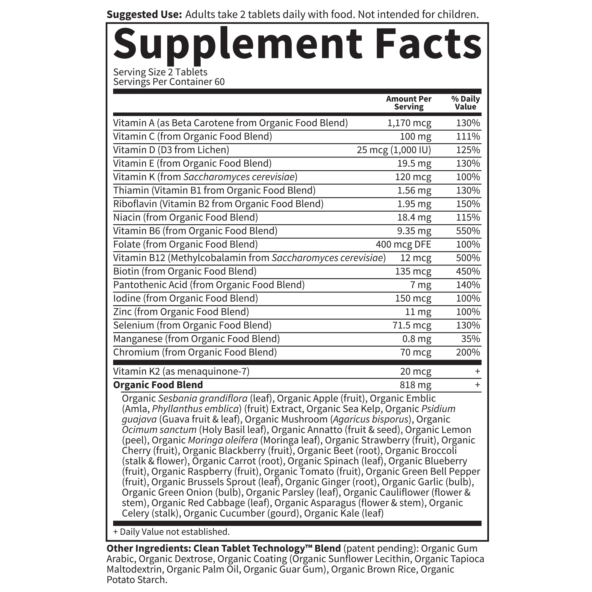 Foto 6 pulgar | Suplemento Multivitamínico Garden Of Life Organics Whole Food - Venta Internacional.