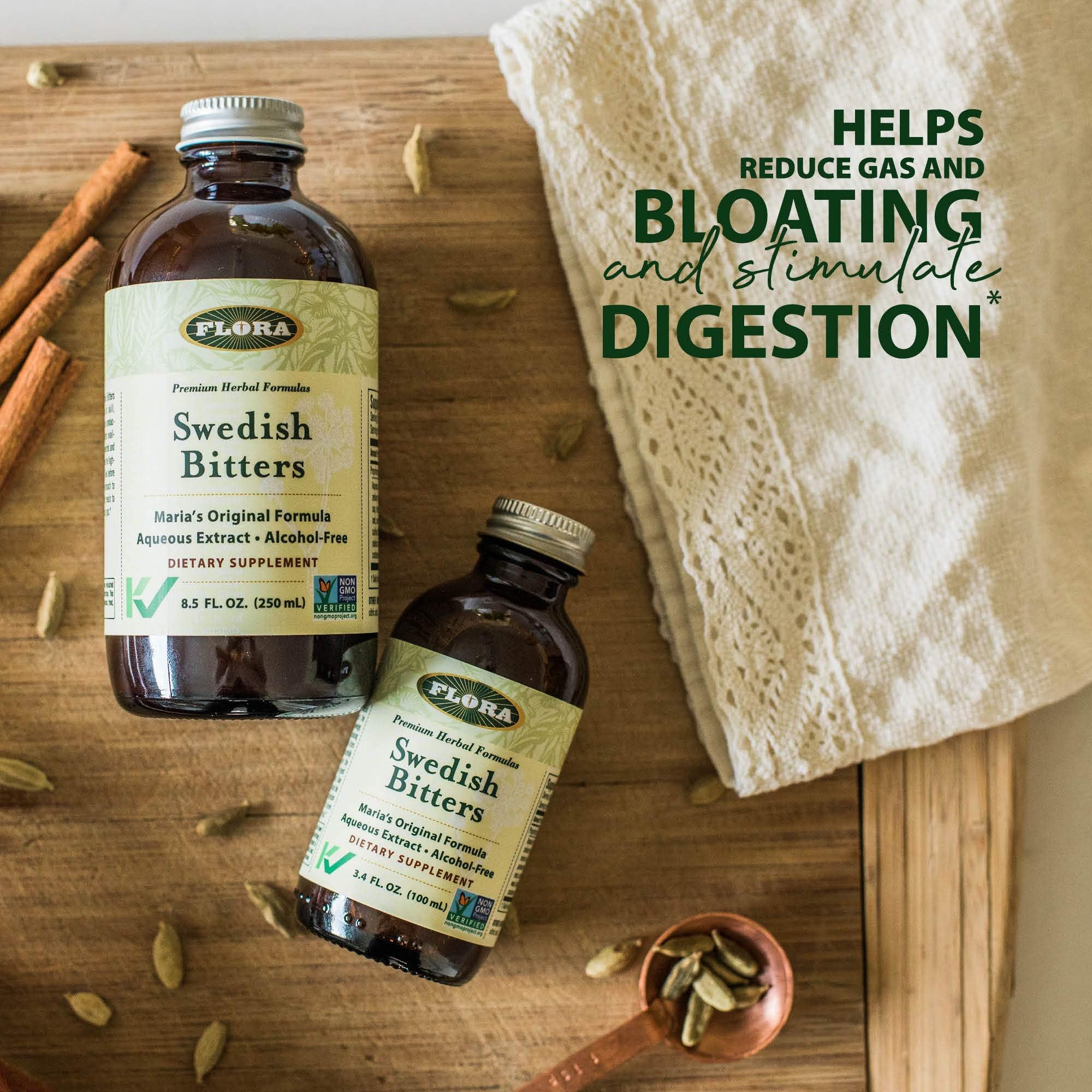 Foto 5 pulgar | Suplemento Flora Swedish Digestive Bitters Sin Alcohol, 250 Ml - Venta Internacional.