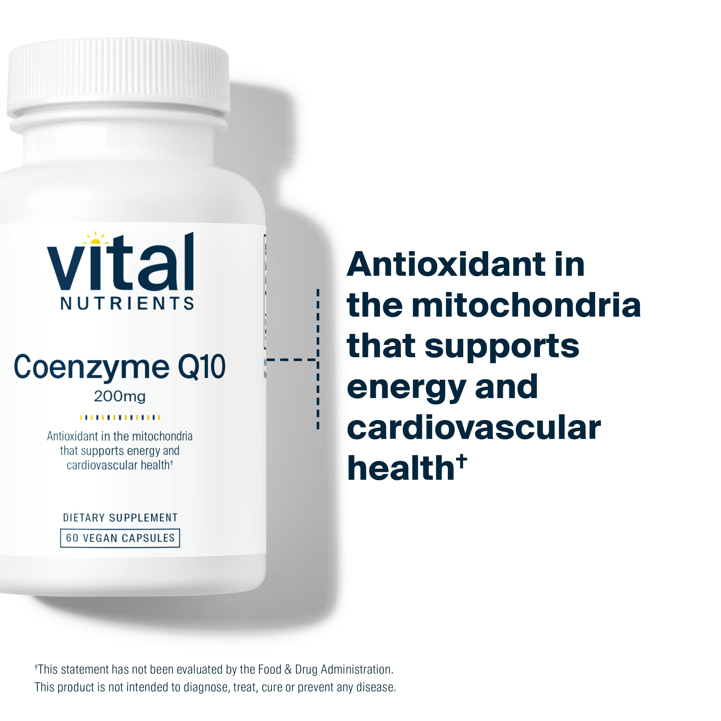 Foto 7 pulgar | Suplemento Vital Nutrients Coq10 200 Mg Vegano 60 Cápsulas - Venta Internacional.