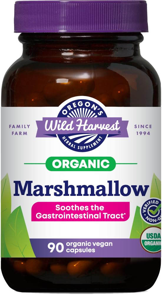 Foto 2 pulgar | Suplemento Herbal Oregon's Wild Harvest Marshmallow 90 Cápsulas - Venta Internacional.