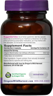 Foto 2 | Suplemento Herbal Oregon's Wild Harvest Marshmallow 90 Cápsulas - Venta Internacional.