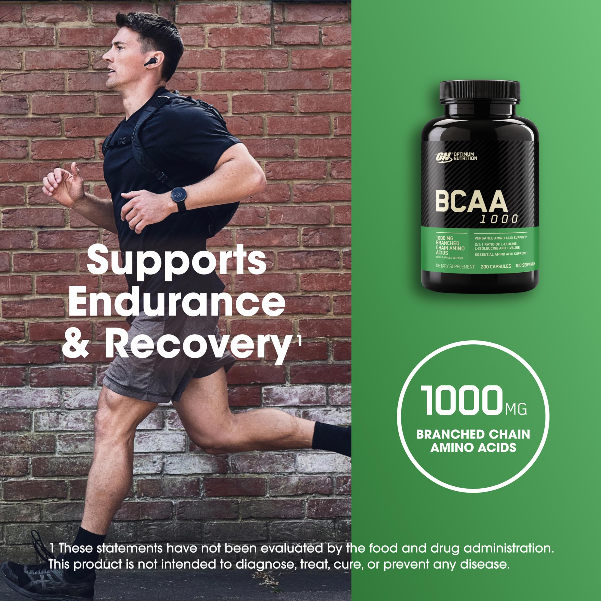 Foto 4 pulgar | Suplemento De Aminoácidos De Cadena Ramificada Bcaa De Optimum Nutrition - Venta Internacional.