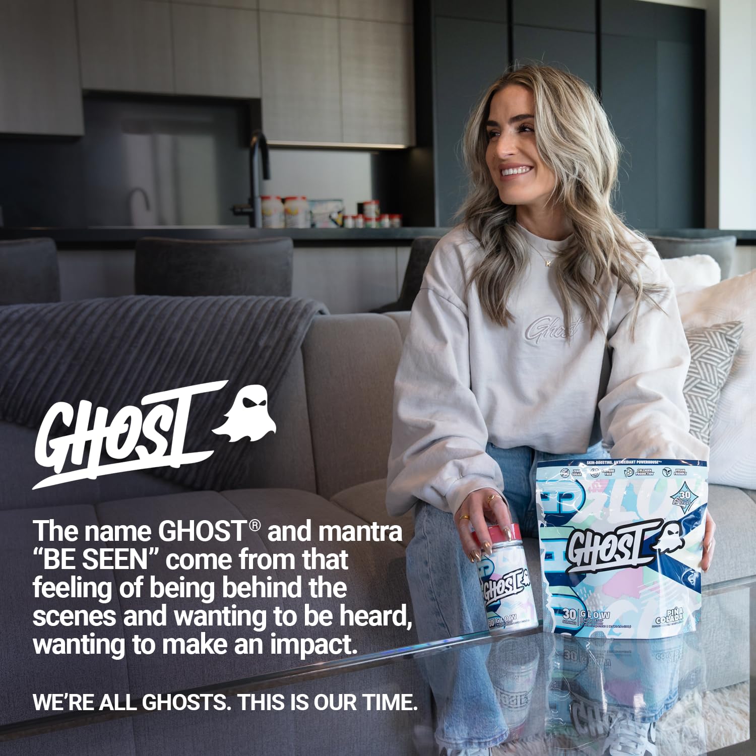 Foto 7 pulgar | Suplemento Ghost Glow Sticks Beauty & Detox, 30 Paquetes, Piña Colada - Venta Internacional.