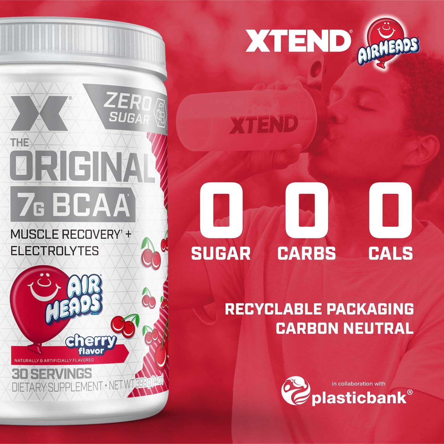 Foto 5 pulgar | Bcaa Powder Xtend Original Airheads Candy Flavor 30 Porciones - Venta Internacional.