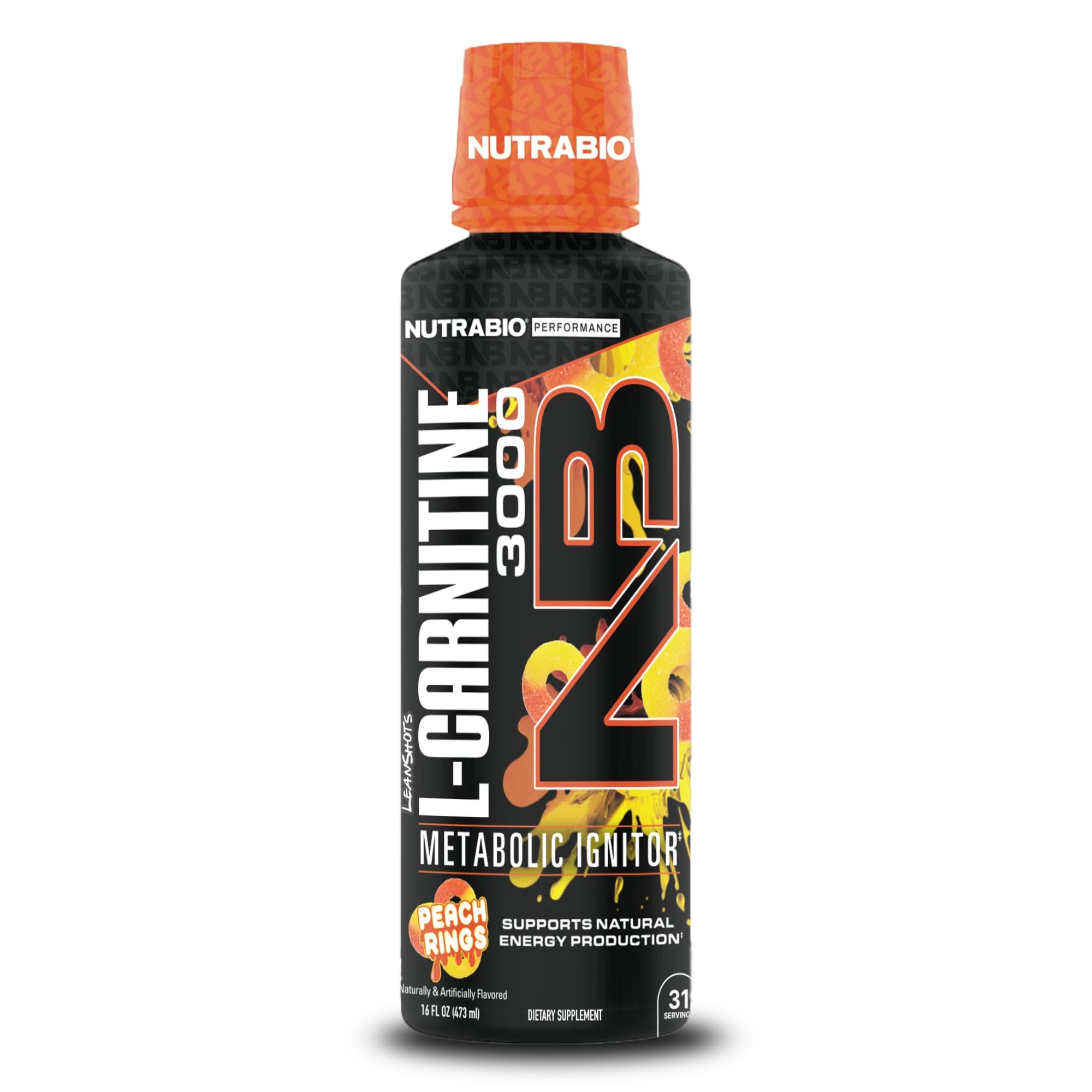 Foto 2 pulgar | Inyecciones Líquidas De L-carnitina Nutrabio 3000 Mg Con Vitamina B-5 - Venta Internacional.