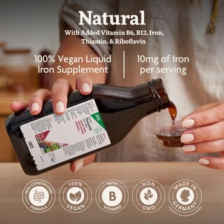 Foto 3 | Suplemento De Hierro Líquido Floradix Floravital 680ml Vegan - Venta Internacional.