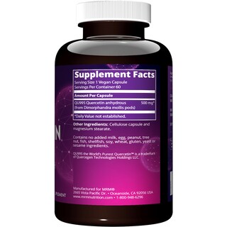 Foto 2 | Suplemento Mrm Nutrition Con Quercetina, 500 Mg, Antioxidante, 60 Porciones - Venta Internacional.