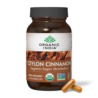 Foto 1 | Suplemento Organic India De Canela De Ceilán 90 Cápsulas - Venta Internacional.