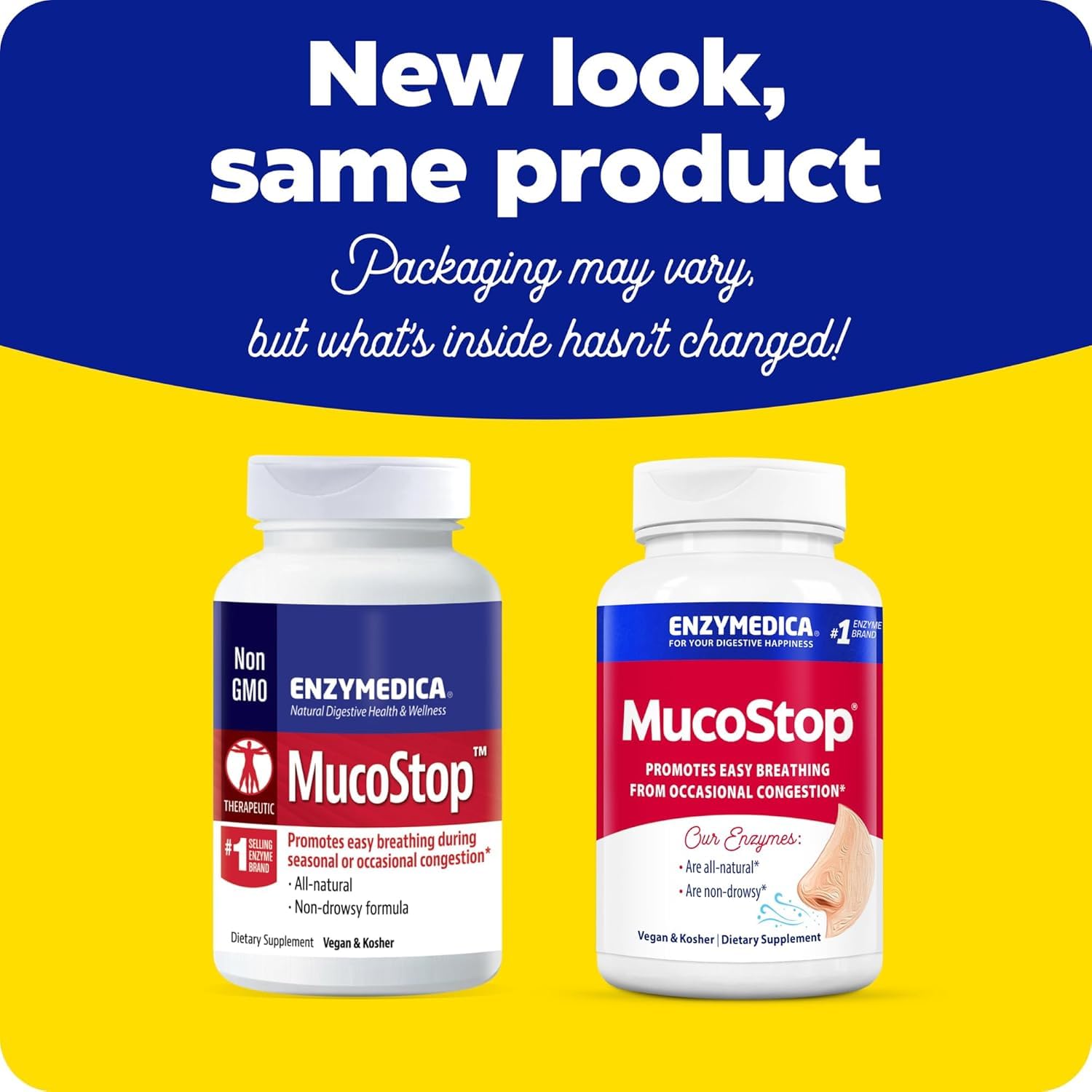 Foto 2 | Suplemento Enzymedica Mucostop Natural Enzyme 48 Cápsulas - Venta Internacional.