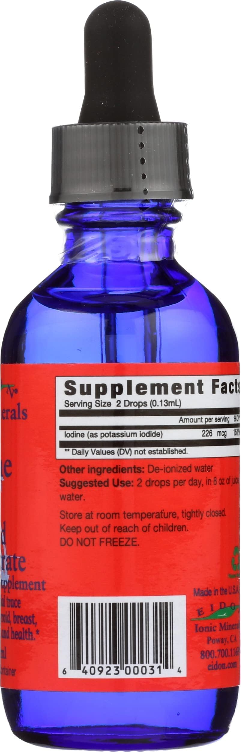 Foto 8 pulgar | Suplemento Mineral Eidon Yodine 60 Ml - Venta Internacional.