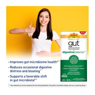 Foto 2 | Suplemento Country Life Gut Connection Digestive Balance 60 Cápsulas - Venta Internacional.