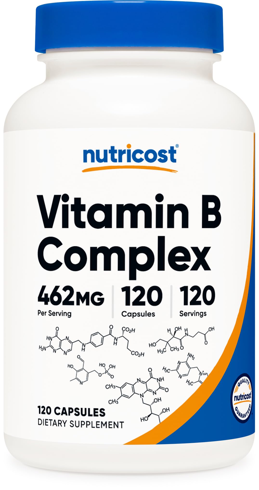 Foto 2 pulgar | Suplemento Nutricost Vitamina B Complex 462 Mg 120 Cápsulas - Venta Internacional.