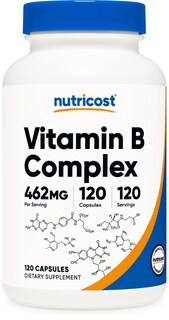 Foto 1 | Suplemento Nutricost Vitamina B Complex 462 Mg 120 Cápsulas - Venta Internacional.