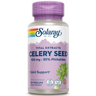 Foto 1 | Suplemento Solaray: Extracto De Semilla De Apio, 100 Mg, 30 Cápsulas Vegetales - Venta Internacional.