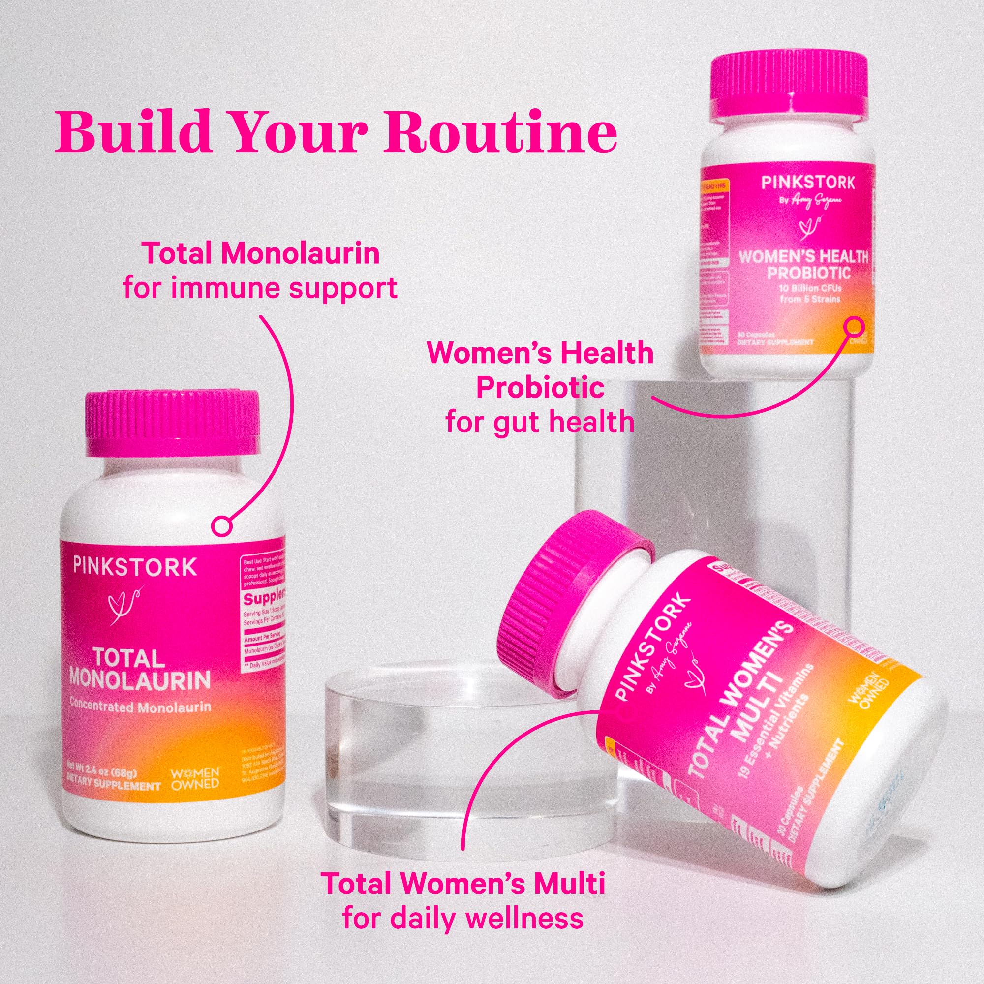 Foto 6 | Multivitamínico Pink Stork Total Women's 30 Cápsulas - Venta Internacional.