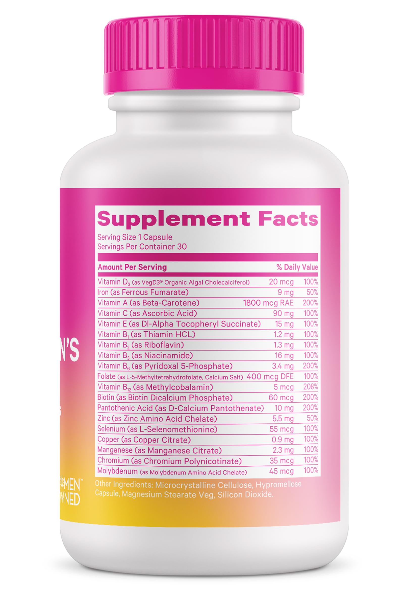 Foto 7 | Multivitamínico Pink Stork Total Women's 30 Cápsulas - Venta Internacional.