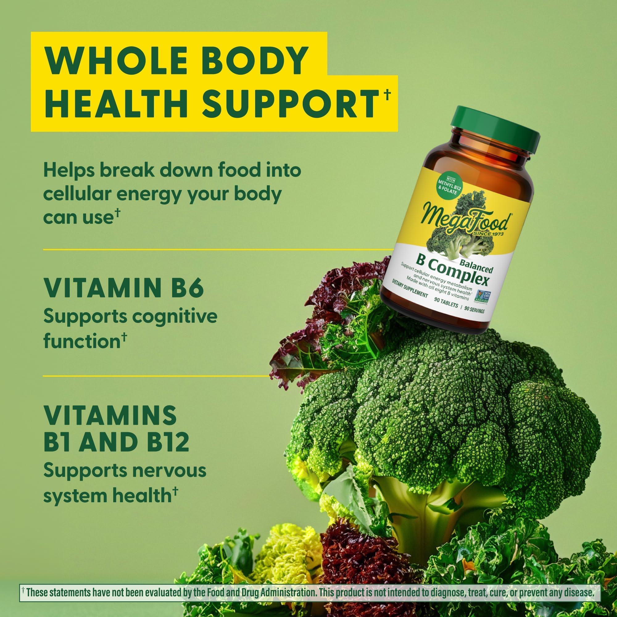 Foto 5 pulgar | Suplemento Megafood Balanced B Complex 90 Comprimidos - Venta Internacional.