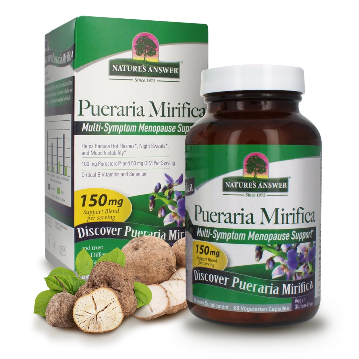 Foto 2 pulgar | Suplemento Nature's Answer Pueraria Mirifica 60 Cápsulas - Venta Internacional.