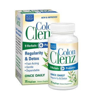 Foto 1 | Suplemento Body Gold Colon Clenz Regulity & Detox 75 Unidades - Venta Internacional.