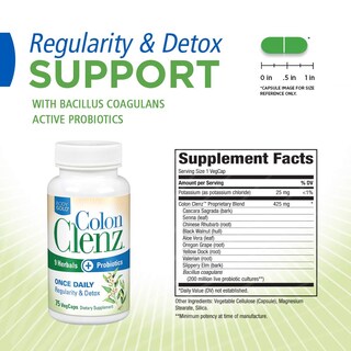 Foto 2 | Suplemento Body Gold Colon Clenz Regulity & Detox 75 Unidades - Venta Internacional.