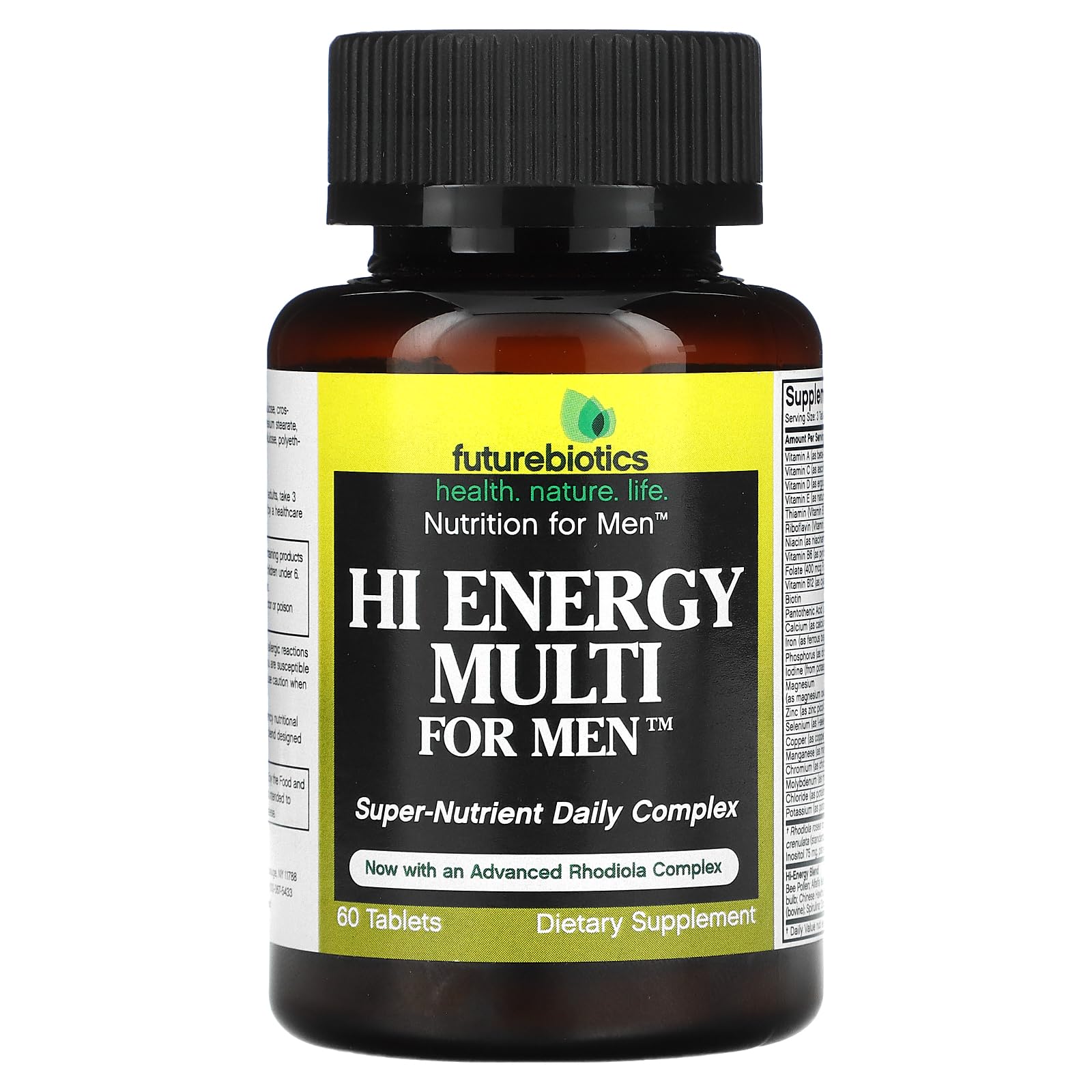 Foto 2 pulgar | Suplemento Futurebiotics Multi Energy Para Hombre 60 Comprimidos - Venta Internacional.
