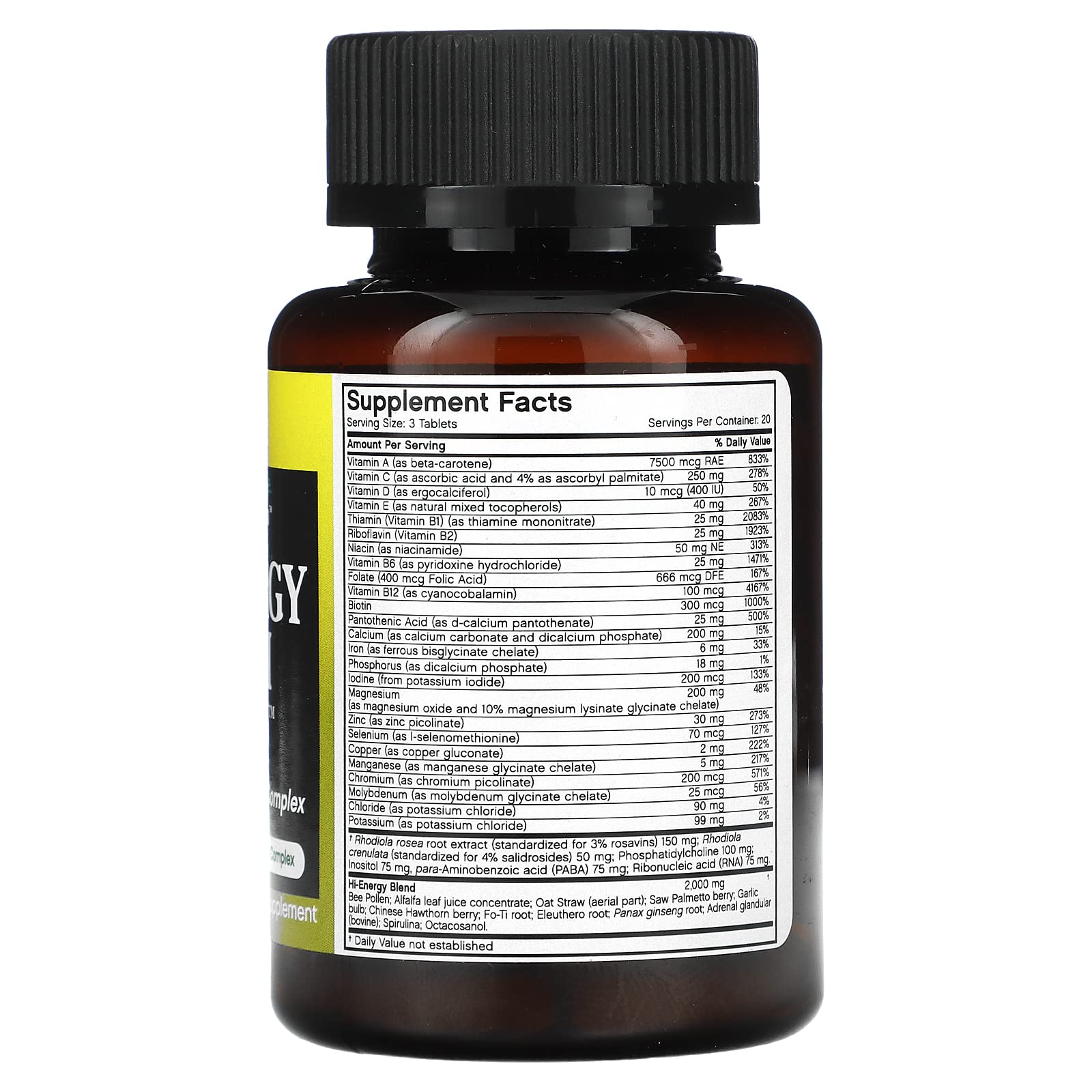 Foto 3 pulgar | Suplemento Futurebiotics Multi Energy Para Hombre 60 Comprimidos - Venta Internacional.