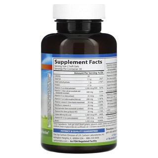 Foto 2 | Suplemento Carlson Labs Nutra-support Diabetes 60 Cápsulas Blandas - Venta Internacional.