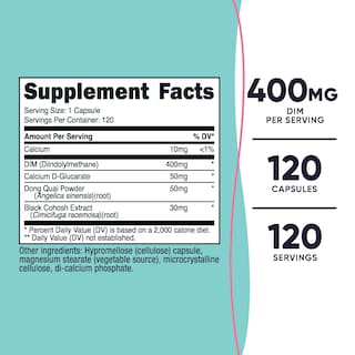 Foto 2 | Suplemento Nutricost Diindolilmetano Dim 400 Mg 120 Cápsulas - Venta Internacional.