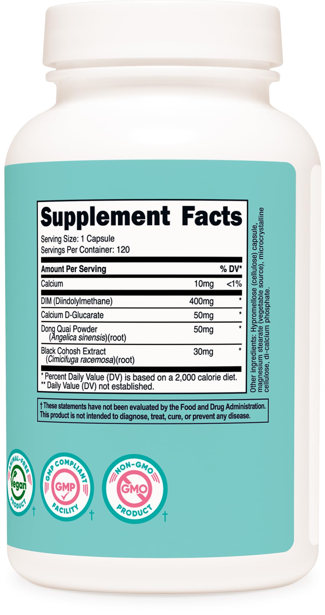 Foto 6 pulgar | Suplemento Nutricost Diindolilmetano Dim 400 Mg 120 Cápsulas - Venta Internacional.