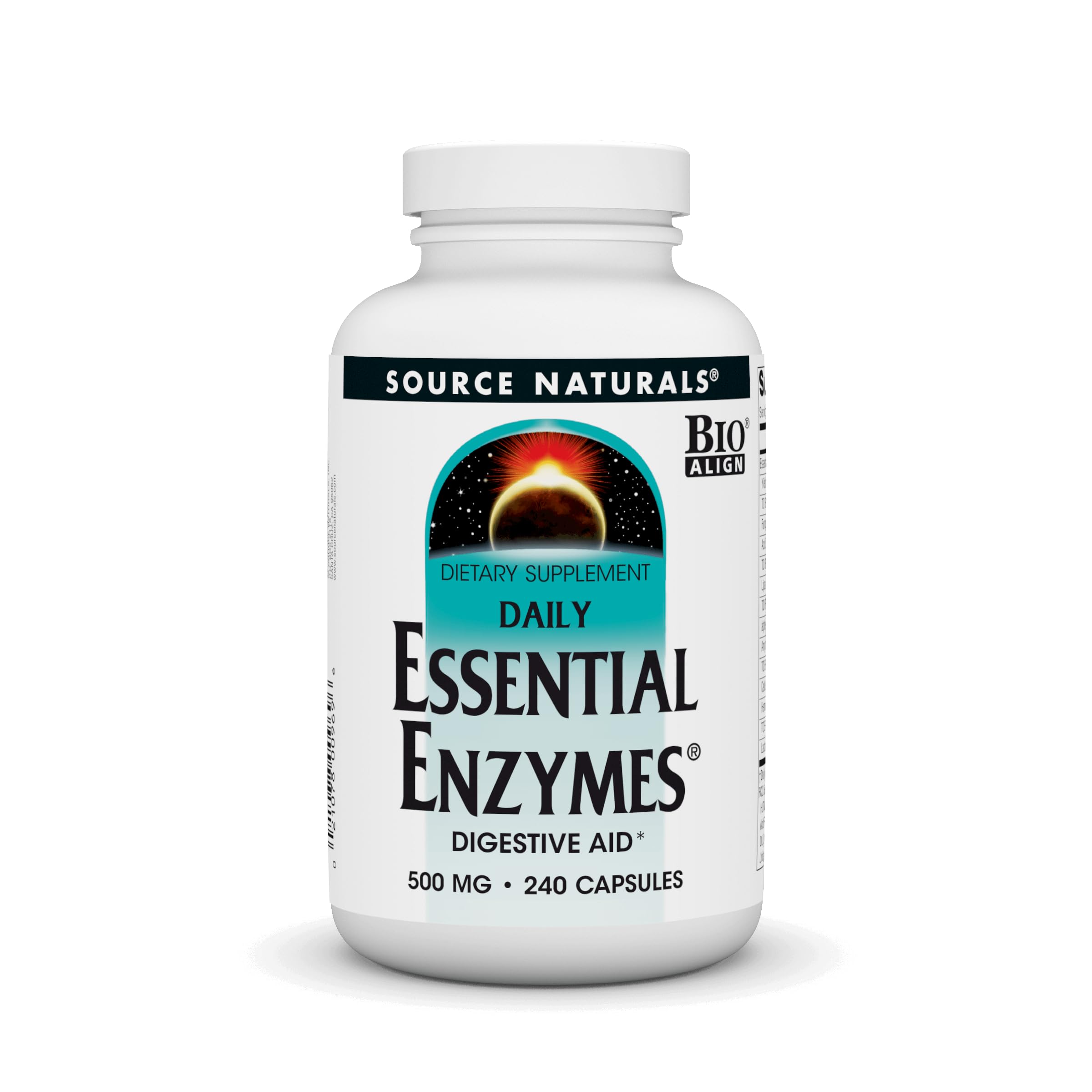 Foto 2 pulgar | Suplemento Source Naturals Essential Enzymes 500 Mg 240 Cápsulas - Venta Internacional.