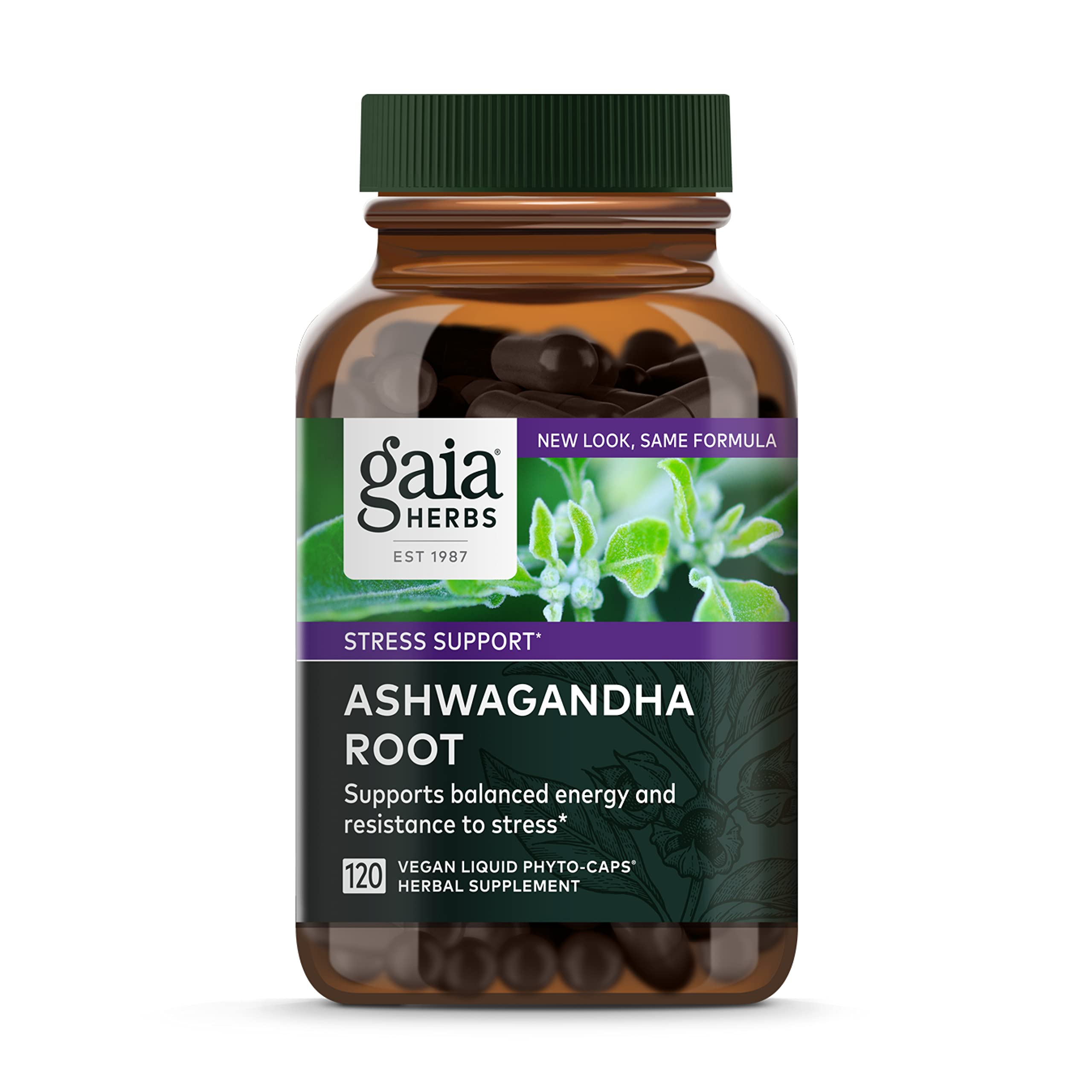 Foto 2 pulgar | Suplemento Líquido Vegano De Raíz De Ashwagandha De Gaia Herbs, 120 Unidades - Venta Internacional.