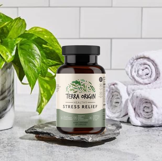 Foto 4 | Suplemento Terra Origin Healthy Stress Relief 60 Cápsulas - Venta Internacional.