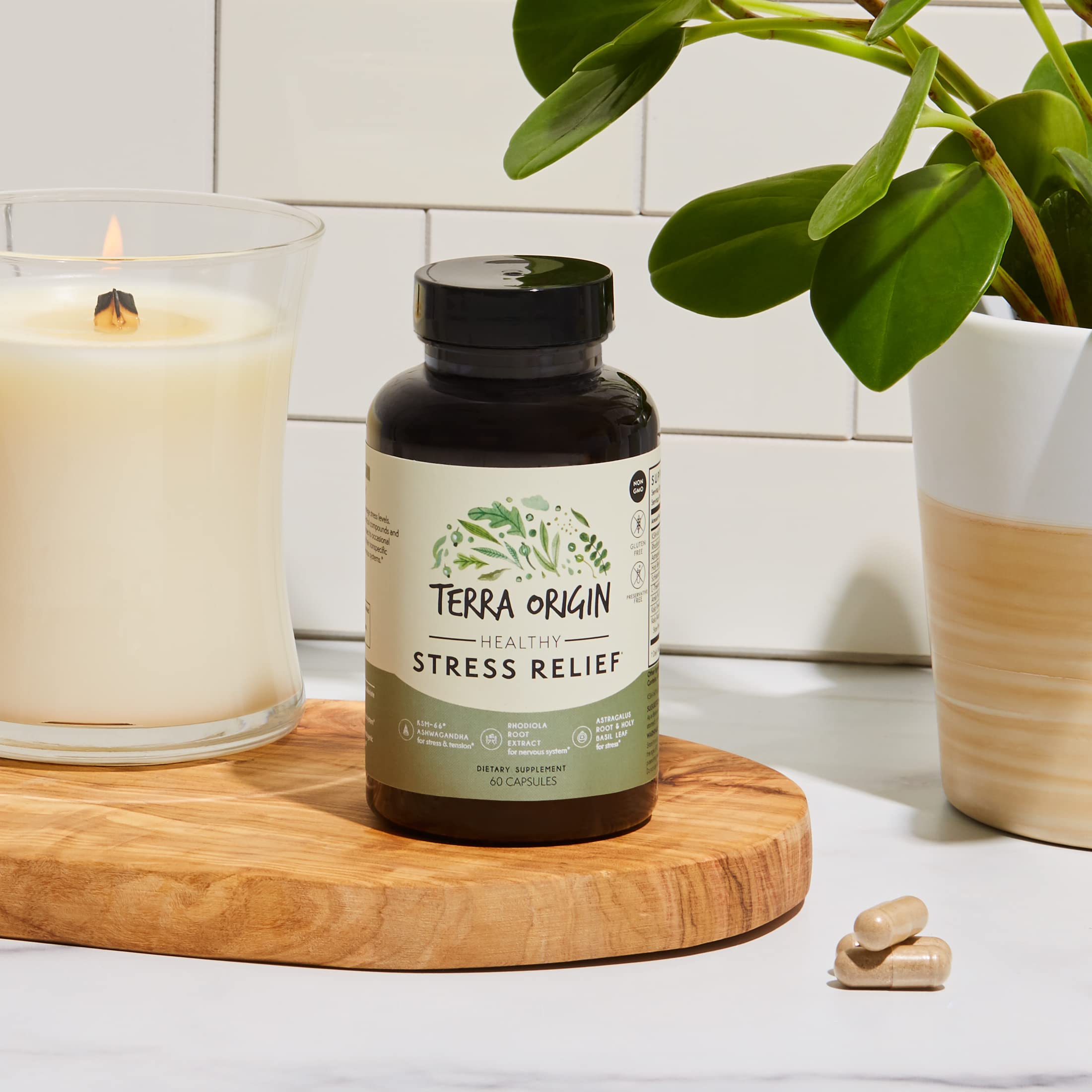Foto 5 | Suplemento Terra Origin Healthy Stress Relief 60 Cápsulas - Venta Internacional.