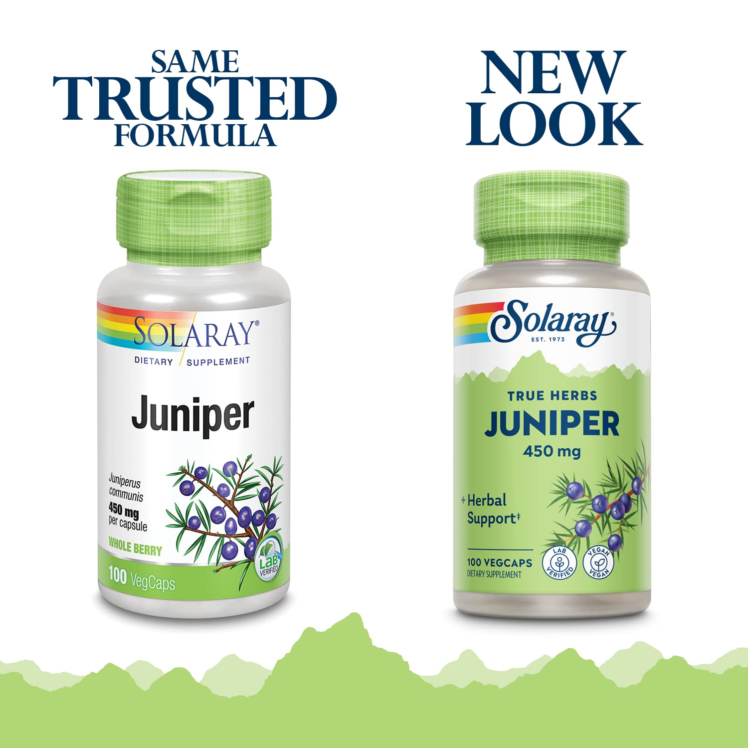 Foto 3 pulgar | Suplemento Solaray Juniper Berry 450 Mg 100 Cápsulas Vegetales - Venta Internacional.