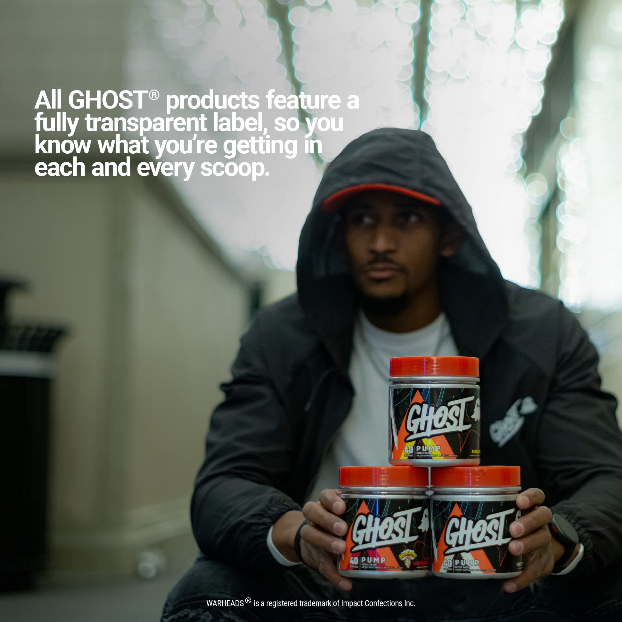 Foto 6 pulgar | Suplemento Previo Al Entrenamiento Ghost Pump Nitric Oxide Warheads 40s - Venta Internacional.