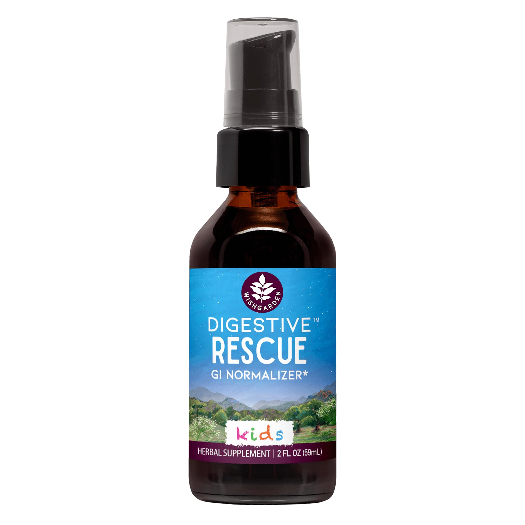 Tintura Digestive Rescue Wishgarden Herbs Digestive Kids, 60 Ml - Venta Internacional.
