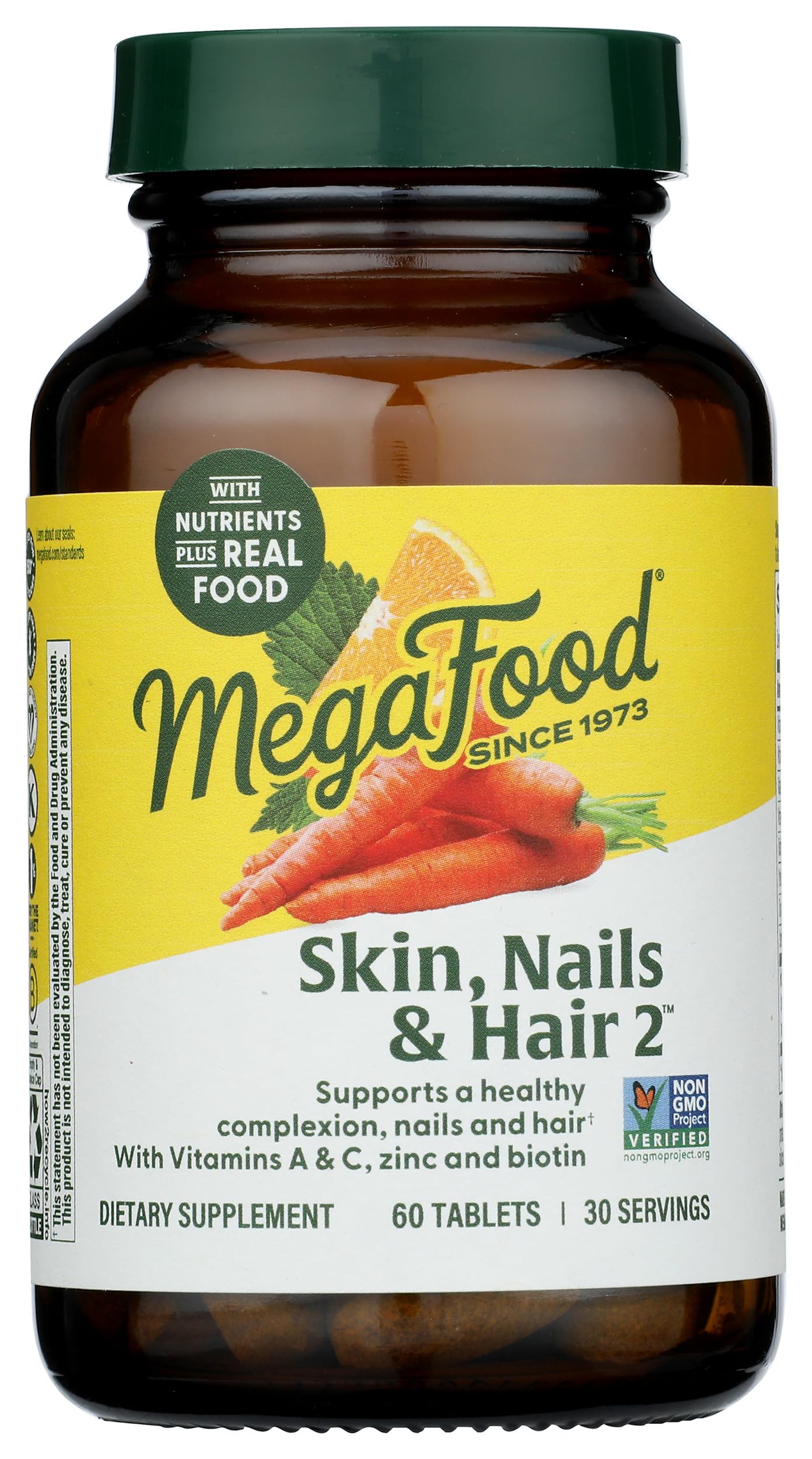 Foto 2 pulgar | Suplemento Megafood Skin Hair & Nails 60 Comprimidos - Venta Internacional.