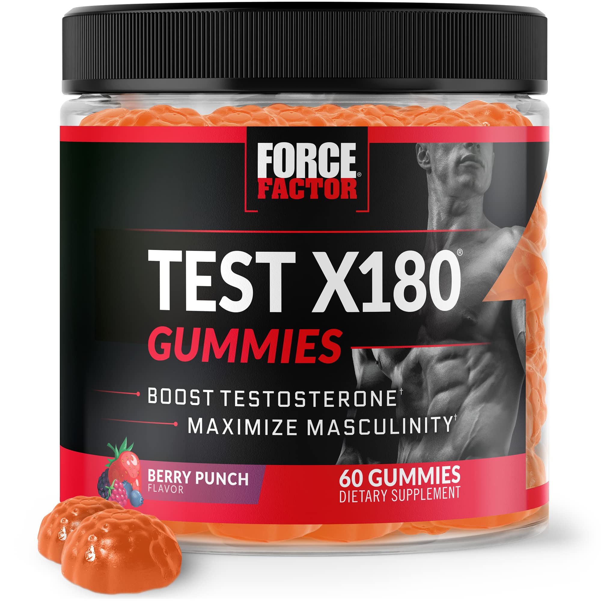 Foto 2 pulgar | Gomitas Booster Force Factor Test X180 De 60 Unidades - Venta Internacional.