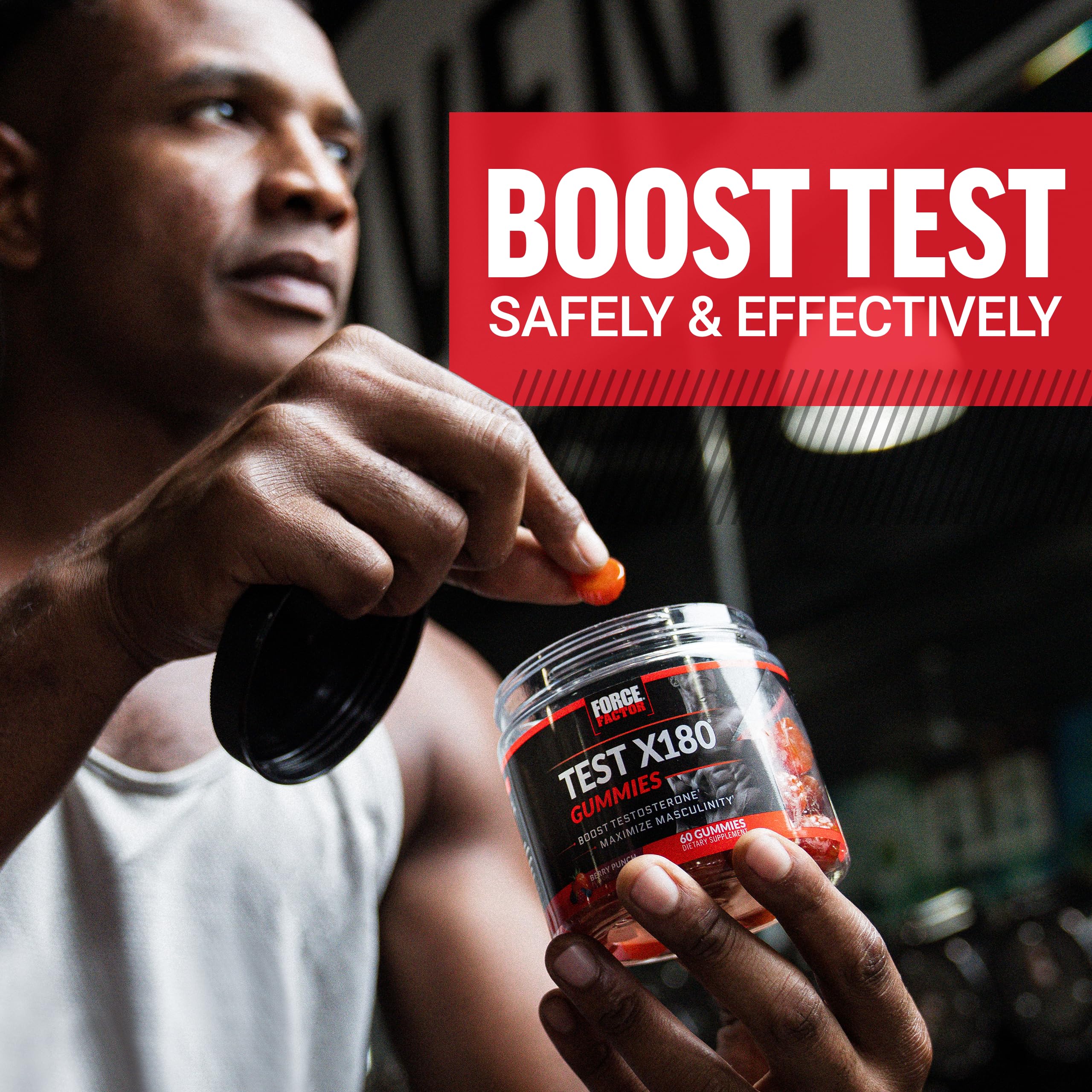 Foto 8 pulgar | Gomitas Booster Force Factor Test X180 De 60 Unidades - Venta Internacional.