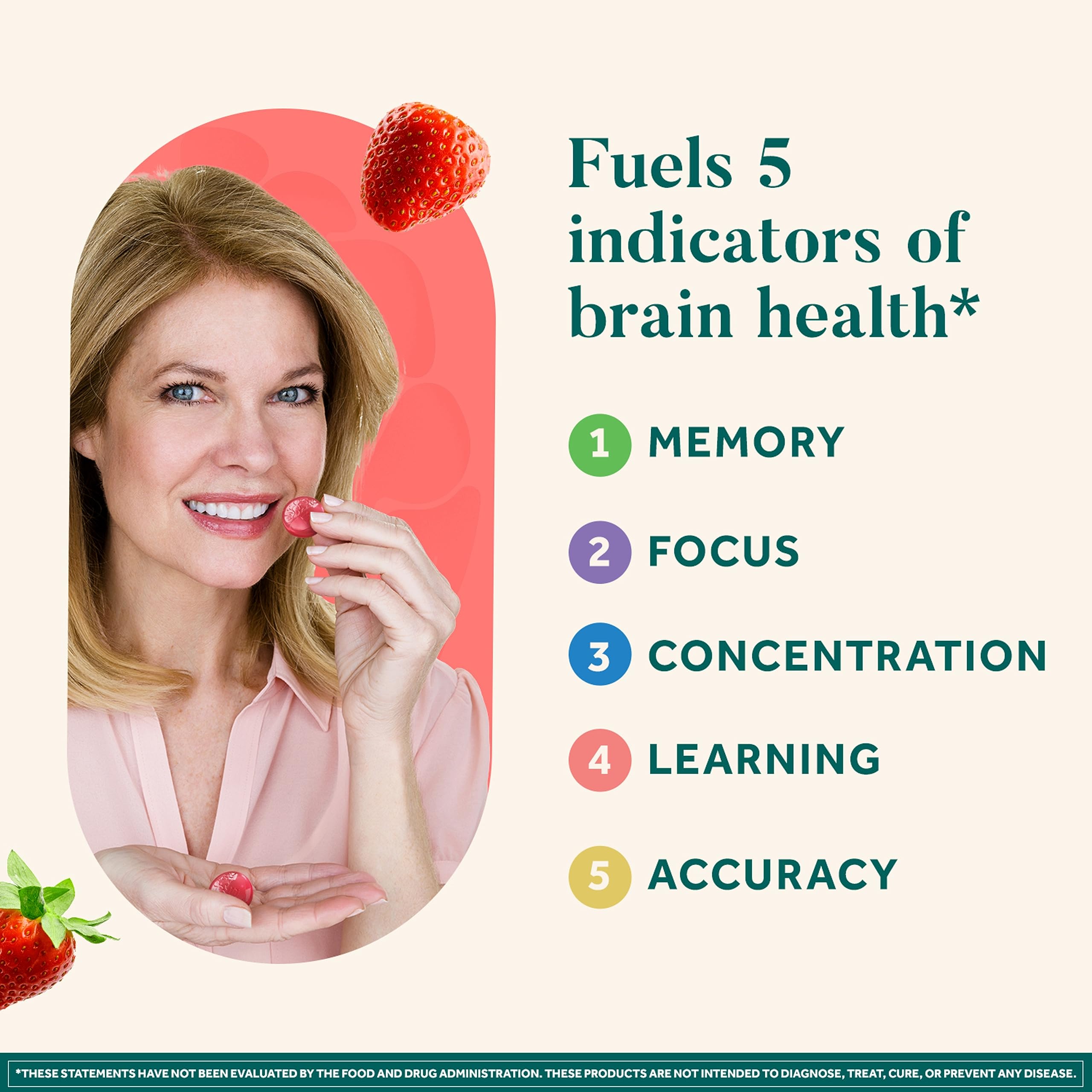 Foto 3 pulgar | Suplemento Cerebral: Gomitas Neuriva Memory & Focus - Venta Internacional.