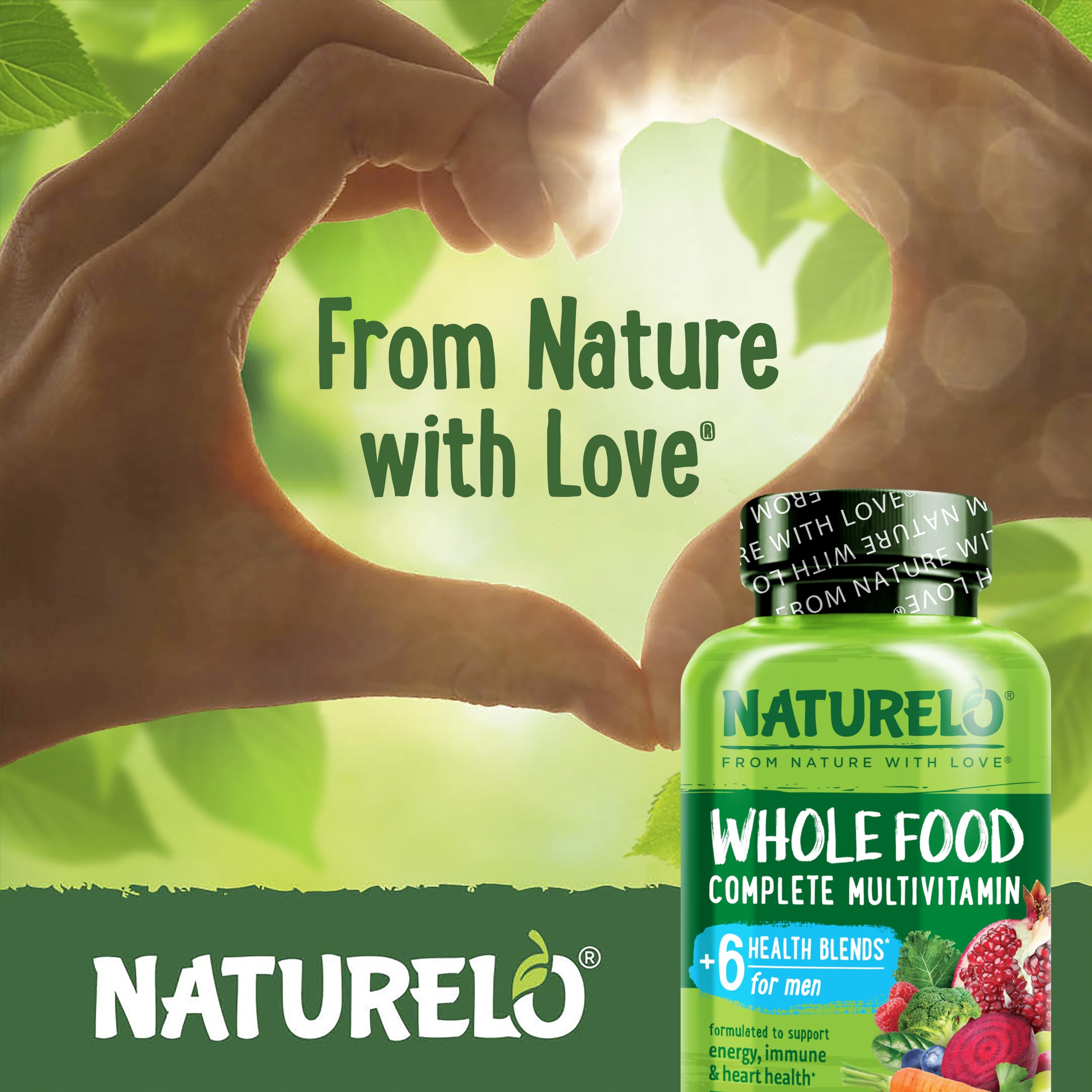 Foto 8 pulgar | Multivitamínico Naturelo Para Hombre, Alimentos Integrales, 120 Cápsulas - Venta Internacional.