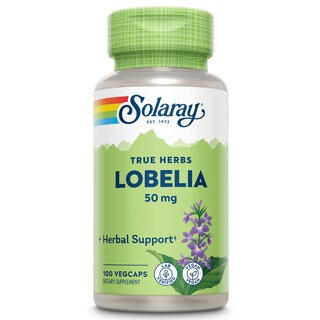 Foto 1 | Suplemento Solaray Lobelia Aerial, 50 Mg, Healthy Respiratory, 100 Cápsulas Vegetarianas - Venta Internacional.