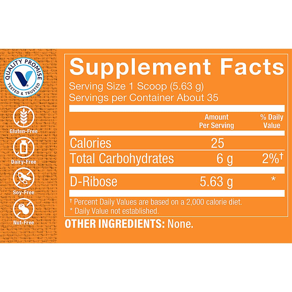 Foto 3 | Suplemento The Vitamin Shoppe Ribosa En Polvo 200 G - Venta Internacional.