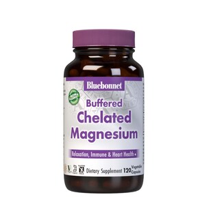 Foto 1 | Suplemento Bluebonnet Nutrition Albion De Magnesio Quelado Tamponado, 200 Mg, 120 Cápsulas Vegetales - Venta Interna