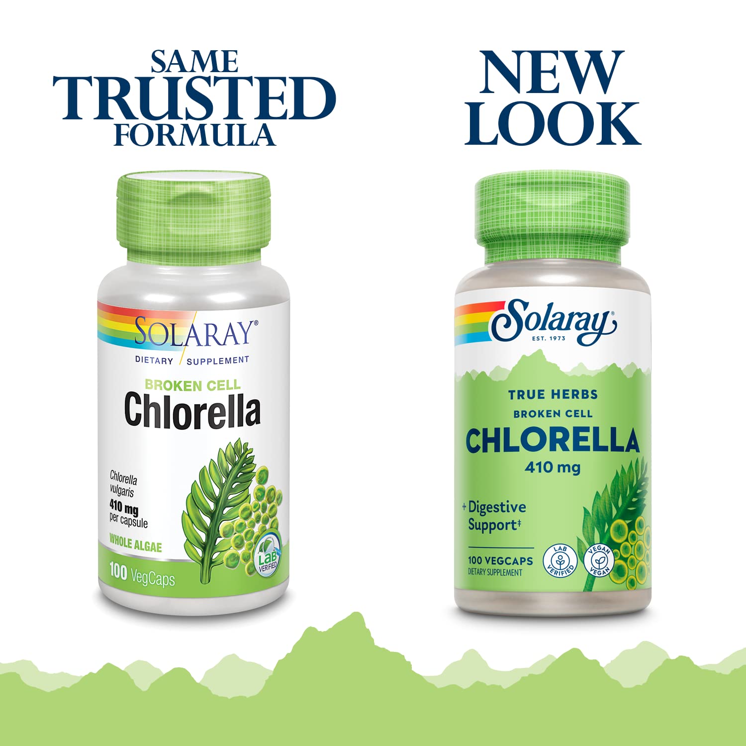 Foto 4 pulgar | Suplemento Solaray Broken Cell Chlorella 410 Mg 100 Cápsulas Vegetales - Venta Internacional.